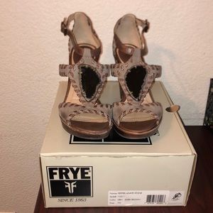 FRYE Pepper Agate Wedge Shoes